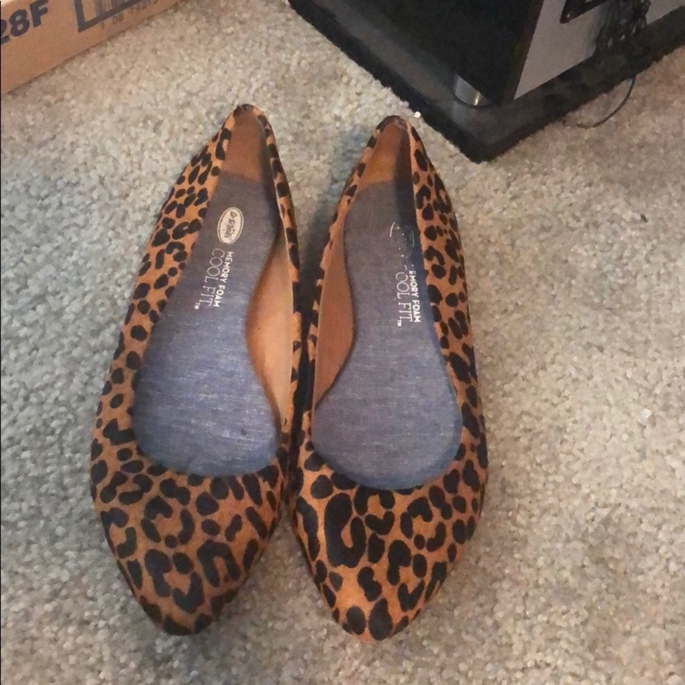Cheetah print flats